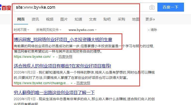 百度搜索為什么喜歡收錄tag頁面